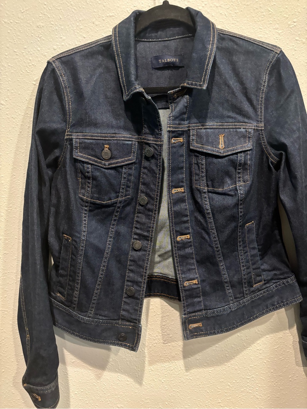 Talbots Dark Denim Jacket small